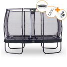 EXIT Elegant Premium Trampolin Komplettset 244x427cm - schwarz