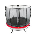 EXIT Elegant Trampolin ø305cm mit Economy Sicherheitsnetz - rot