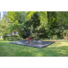 EXIT Dynamic ebenerdiges sports Trampolin 275x458cm - schwarz
