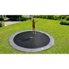 EXIT InTerra ebenerdige Trampolin ø366cm - grau