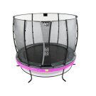 EXIT Elegant Trampolin ø253cm mit Economy Sicherheitsnetz - lila