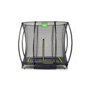 EXIT Silhouette Bodentrampolin 153x214cm mit Sicherheitsnetz - schwarz