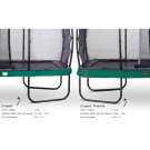 EXIT Elegant Premium Trampolin Komplettset 214x366cm - grün