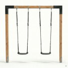 EXIT Linea 85 doppelte Holzschaukel | Douglas-Holz