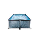 EXIT Stone Pool 220x150x65cm mit Filterpumpe - grau