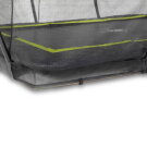 EXIT Silhouette Bodentrampolin 244x366cm mit Sicherheitsnetz - schwarz