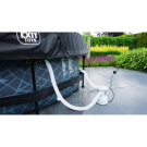 EXIT Stone Pool Ø300x76cm mit Filterpumpe & Abdeckung – Grau