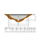 EXIT Supreme Bodentrampolin 244x427cm - schwarz