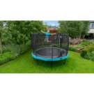 EXIT Elegant Premium Trampolin ø305cm mit Deluxe Sicherheitsnetz - blau