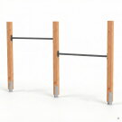 EXIT Linea Robust 110 Doppel-Holz-Reckstange | Douglas-Holz