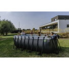 EXIT Black Leather Pool 400x200x122cm mit Filterpumpe - schwarz