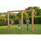 EXIT Linea Massiv 140 Doppelschaukel mit Reckstange