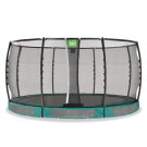 EXIT Allure Premium Bodentrampolin &oslash;427cm - gr&uuml;n