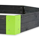 EXIT Aksent Holzsandkasten sechseckig 160x140cm