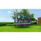 EXIT Elegant Premium Trampolin ø253cm mit Deluxe Sicherheitsnetz - lila