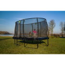 EXIT Allure Premium Trampolin 244x427cm - grün