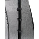 EXIT InTerra ebenerdiges Trampolin 214x366cm mit Sicherheitsnetz - grau