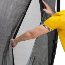 EXIT Dynamic ebenerdiges Trampolin ø366cm mit Sicherheitsnetz - schwarz