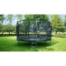 EXIT Elegant Premium Trampolin ø427cm mit Deluxe Sicherheitsnetz - schwarz