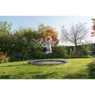 EXIT InTerra ebenerdige sports Trampolin ø427cm - schwarz