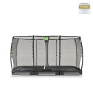 EXIT Allure Premium Bodentrampolin 214x366cm - schwarz