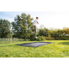 EXIT InTerra ebenerdige sports Trampolin 214x305cm - schwarz