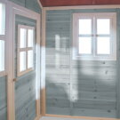 EXIT Loft 100 Holzspielhaus - blau
