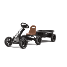 EXIT Foxy Go-Kart mit Anhänger für Kinder schwarz | ab 2 Jahren
