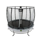 EXIT Elegant Premium Trampolin ø305cm mit Deluxe Sicherheitsnetz - grau