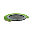 EXIT Supreme Bodentrampolin ø305cm - grau