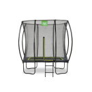 EXIT Silhouette Trampolin 153x214cm mit Leiter - schwarz