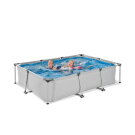 EXIT Soft Grey Pool 300x200x65cm mit Filterpumpe - grau