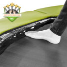EXIT Silhouette sports Bodentrampolin 244x366cm - grün