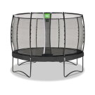 EXIT Allure Premium Trampolin &oslash;366cm - schwarz