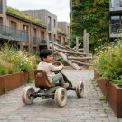 EXIT Foxy Go-Kart für Kinder grün | Pedal-Go-Kart ab 2 Jahren