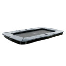 EXIT Supreme Bodentrampolin 214x366cm - grau
