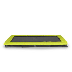 EXIT Silhouette sports Bodentrampolin 244x366cm - grün
