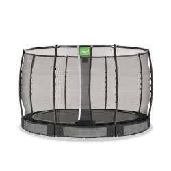 EXIT Allure Premium Bodentrampolin &oslash;366cm - schwarz