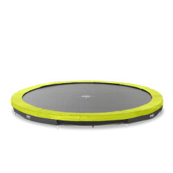 EXIT Silhouette sports Bodentrampolin ø427cm - grün