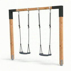 EXIT Linea 85 doppelte Holzschaukel | Douglas-Holz