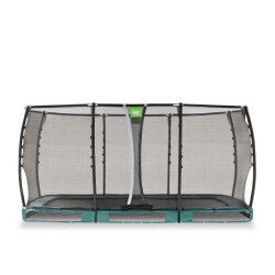 EXIT Allure Premium Bodentrampolin 244x427cm - gr&uuml;n