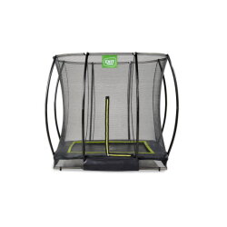EXIT Silhouette Bodentrampolin 153x214cm mit Sicherheitsnetz - schwarz