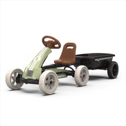 EXIT Foxy Go-Kart mit Anh&auml;nger f&uuml;r Kinder gr&uuml;n | ab 2 Jahren