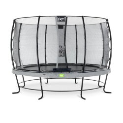 EXIT Elegant Trampolin ø366cm mit Economy Sicherheitsnetz - grau