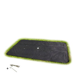 EXIT ebenerdiges Trampolin Abdeckplane rechteckig 244x366cm