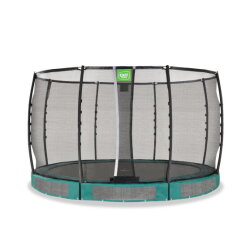 EXIT Allure Premium Bodentrampolin &oslash;366cm - gr&uuml;n