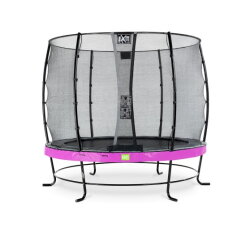 EXIT Elegant Trampolin ø253cm mit Economy Sicherheitsnetz - lila