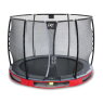 09.40.10.80-exit-elegant-inground-trampolin-o305cm-mit-deluxe-sicherheitsnetz-rot