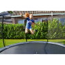 EXIT Elegant Premium Inground-Trampolin ø305cm mit Deluxe Sicherheitsnetz - schwarz