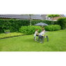 EXIT Aksent Sand- und Wassertisch mit Sonnenschirm und Gartenwerkzeugen